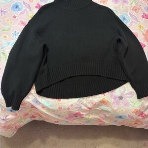 Cozy Black Kids Sweater